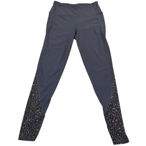 Victoria Secret Sport Leggings Womens Small Leopard Panel‎ High Rise Yoga